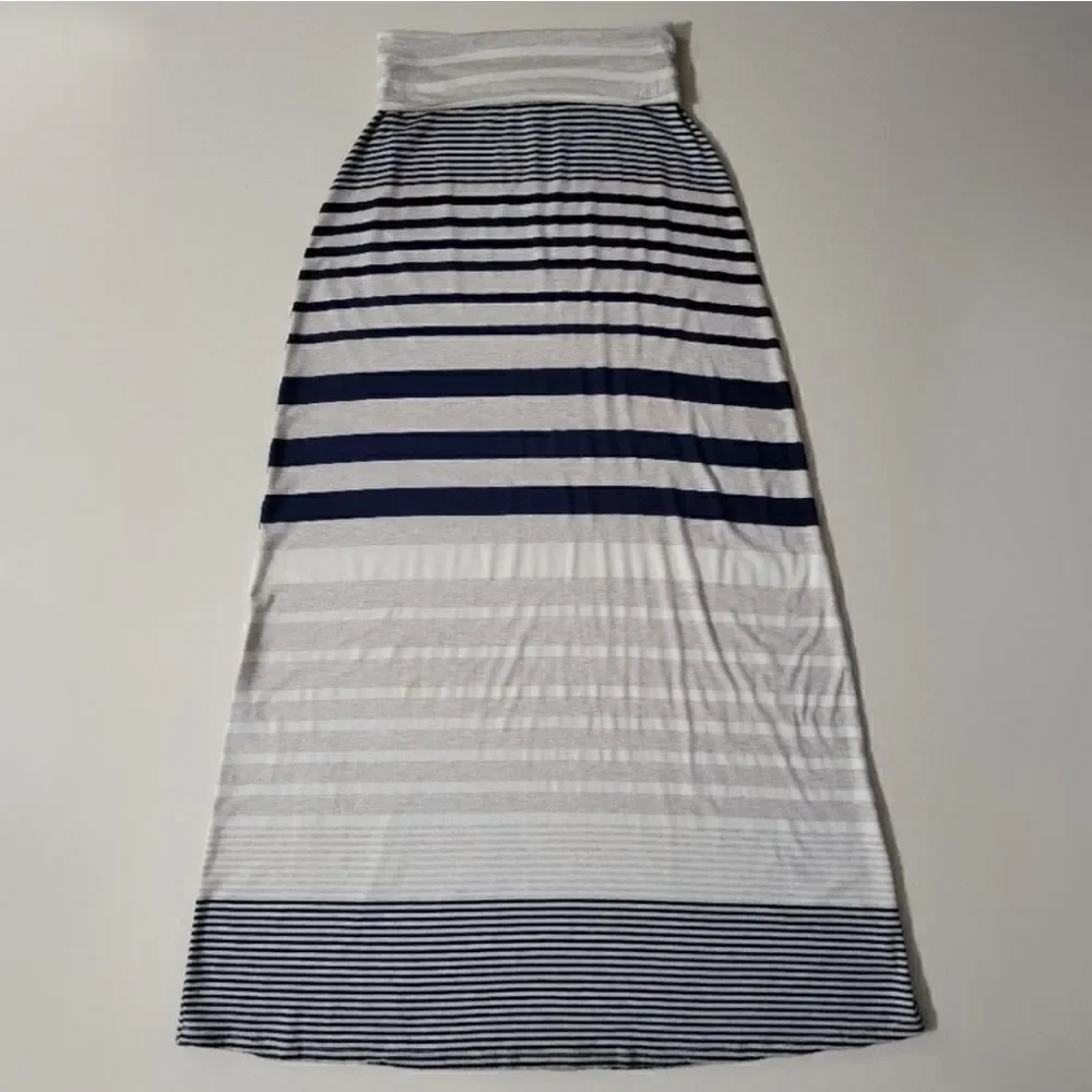 Promesa Striped Maxi Skirt